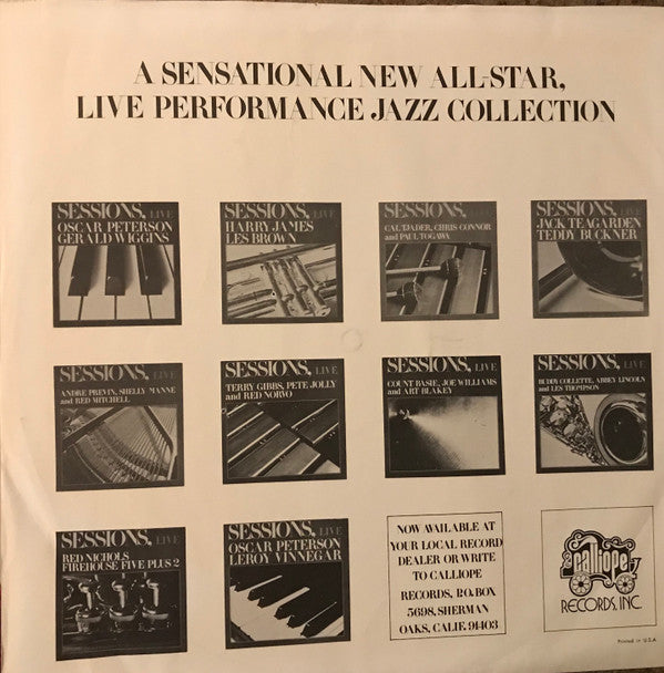 Charlie Barnet / Les Brown : Sessions, Live (LP)