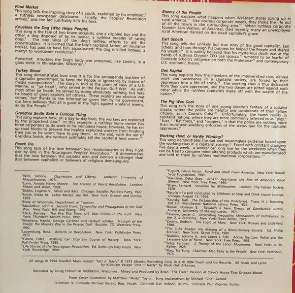 Killdozer : Uncompromising War On Art Under The Dictatorship Of The Proletariat (LP, Album)