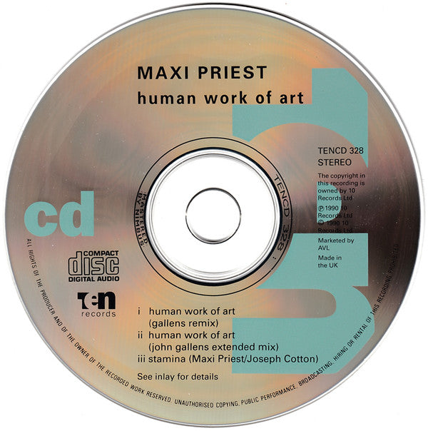Maxi Priest : Human Work Of Art (CD, Maxi)