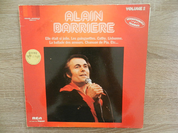 Alain Barrière : Volume 2 (LP, Comp, RE)