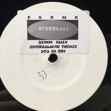 Simm Alley : Intergalactic Themes (12", Promo, W/Lbl)