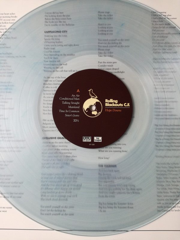 Rolling Blackouts Coastal Fever : Hope Downs (LP, Album, Ltd, Cle)