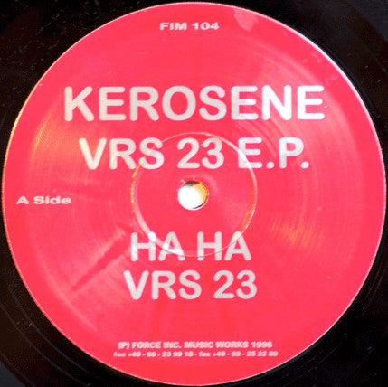 Kerosene : VRS 23 E.P. (12", EP)