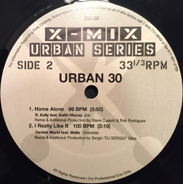 Various : X-Mix Urban Series 30 (12", Comp, Promo)