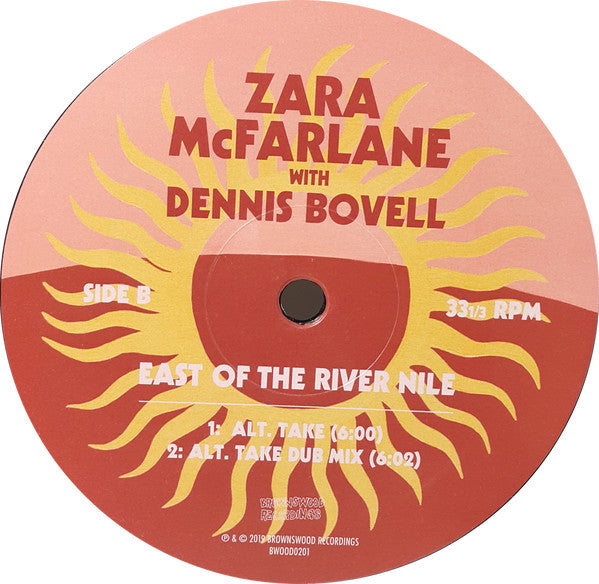Zara McFarlane With Dennis Bovell : East Of The River Nile (12", EP)