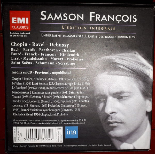 Samson François : L' Édition Intégrale (36xCD, Comp, Mono + Box, Comp, Mono)