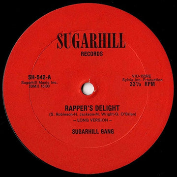 Sugarhill Gang : Rapper's Delight (12", Red)