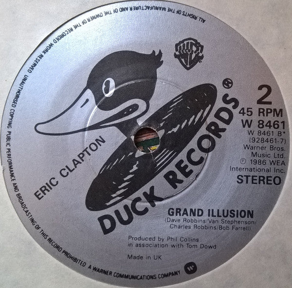 Eric Clapton : Behind The Mask (2x7", Single, Gat)