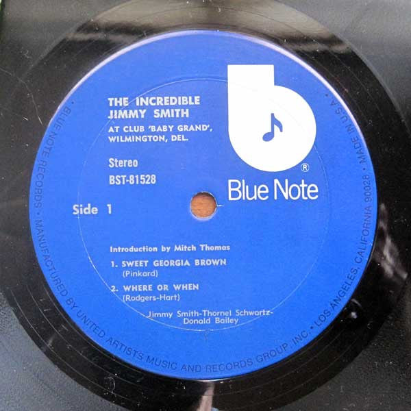 The Incredible Jimmy Smith* : At Club "Baby Grand" Wilmington, Delaware (LP, Album, RE)