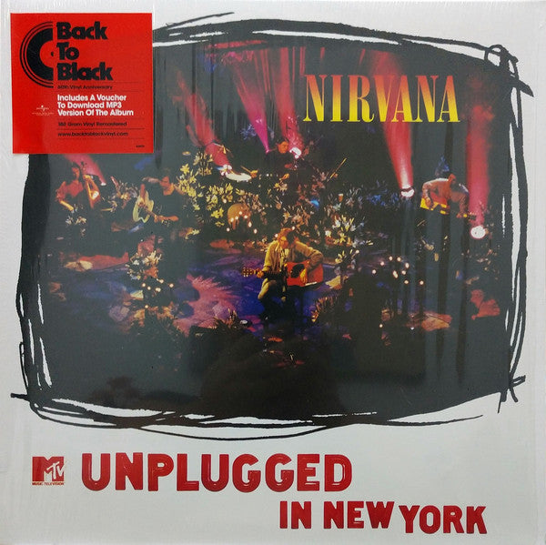 Nirvana : MTV Unplugged In New York (LP, Album, RE, RP, 180)