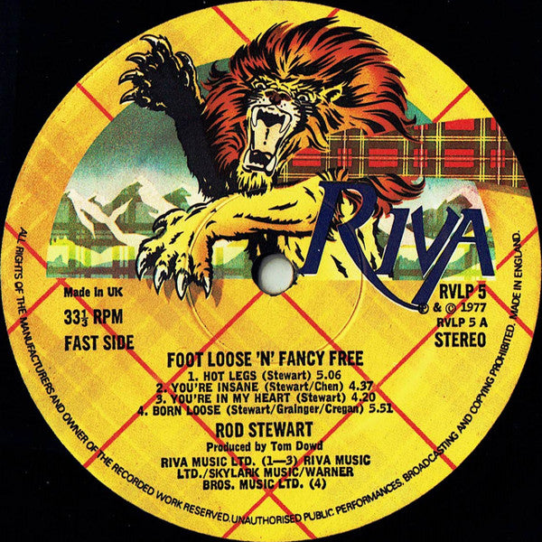 Rod Stewart : Foot Loose & Fancy Free (LP, Album)