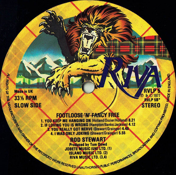 Rod Stewart : Foot Loose & Fancy Free (LP, Album)