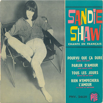 Sandie Shaw : Chante En Français - Pourvu Que Ça Dure (7", EP)