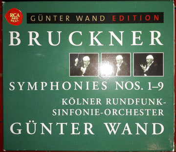 Anton Bruckner - Kölner Rundfunk-Sinfonie-Orchester, Günter Wand : Symphonies Nos. 1-9 (Box, RM, Sli + 9xCD, Comp, RM)