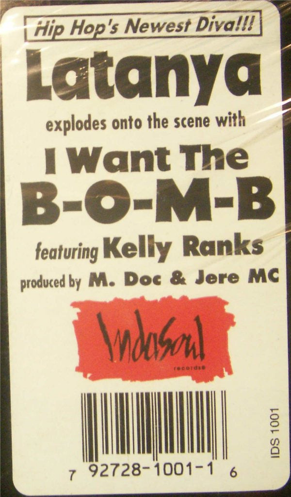 LaTanya : I Want The B-O-M-B (12")