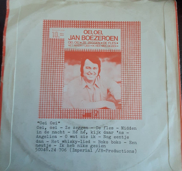 Jan Boezeroen : O Daar Komt Gedonder Van (7", Single)