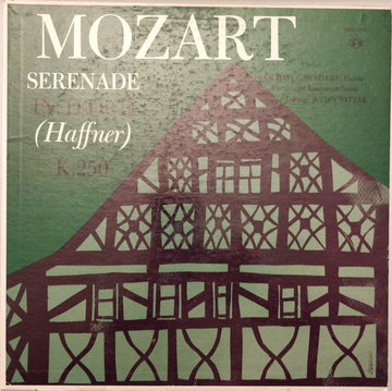 Wolfgang Amadeus Mozart : Serenade In D-Dur (Haffner) K.250 (LP, Mono)