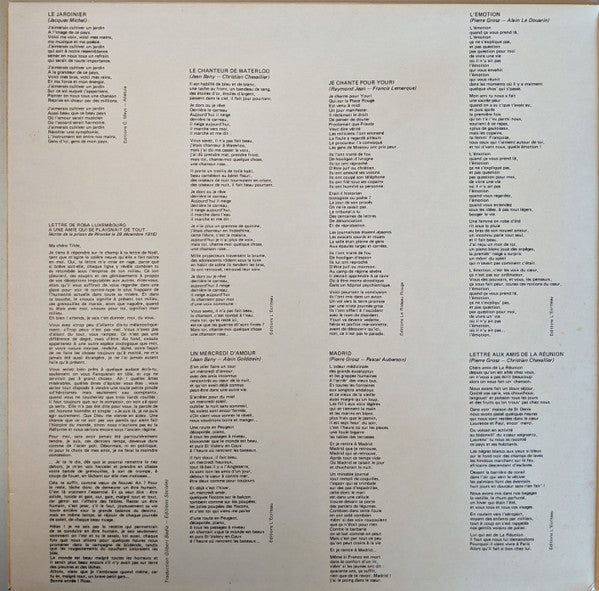 Francesca Solleville : L'émotion (LP, Album)