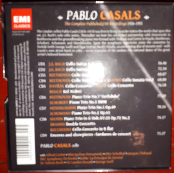 Pablo Casals : The Complete Published EMI Recordings 1926-1955 (9xCD, Mono, RM + Box, Comp)