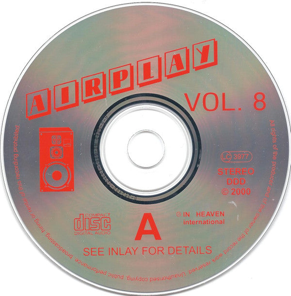 Various : Airplay Top Charts 8 2000 - Augustus 2000  (2xCD, Comp, Unofficial)