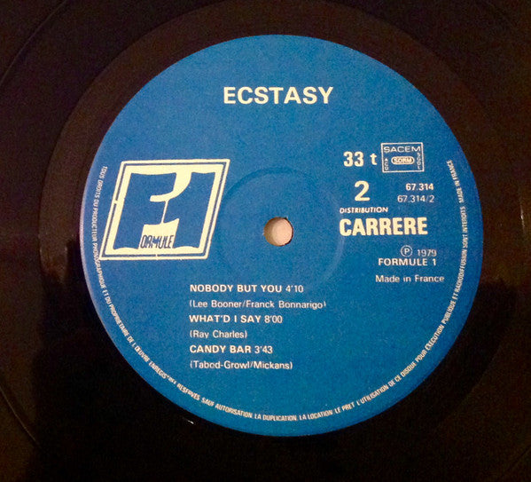 Ecstasy : Pas Ce Soir Josephine (LP, Album)