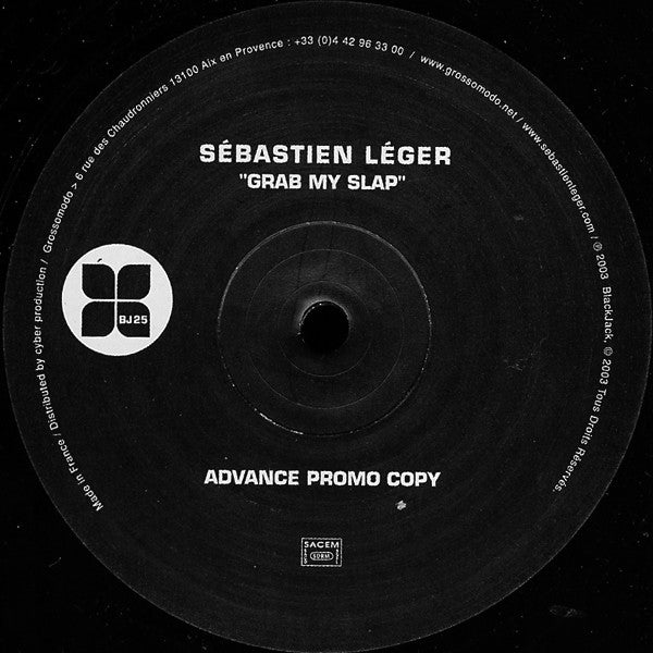 Sébastien Léger : Grab My Hips (12", Promo)