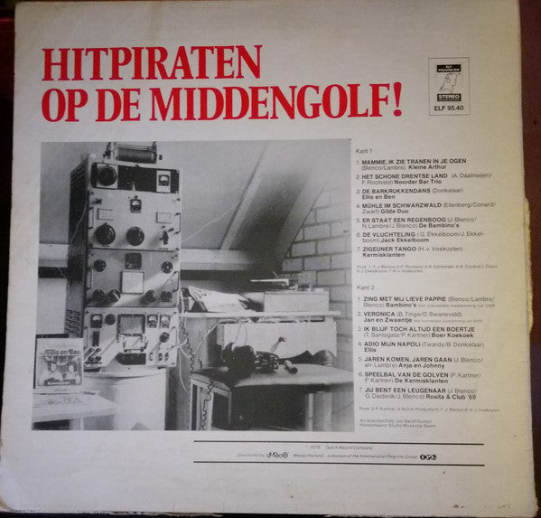 Various : Hitpiraten Op De Middengolf (LP, Comp)