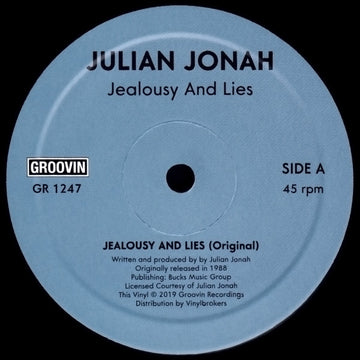 Julian Jonah : Jealousy And Lies (12", RE)