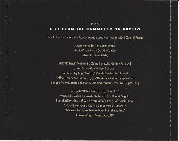 Kings Of Leon : Because Of The Times (CD, Album + DVD-V, Copy Prot., PAL)
