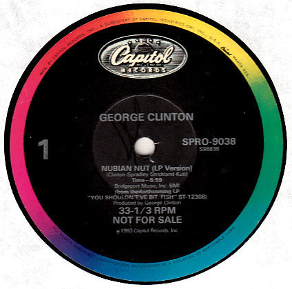 George Clinton : Nubian Nut (12", Single, Promo)