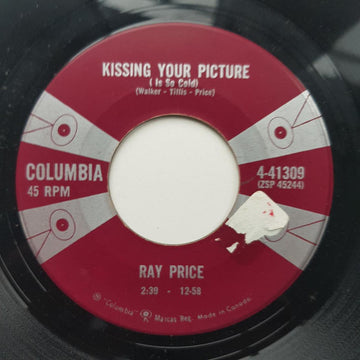 Ray Price : Kissing Your Picture / That's What It's Like To Be Lonesome (7", Single)