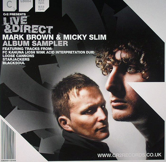 Various : Live & Direct : Mark Brown & Micky Slim (12", Smplr)