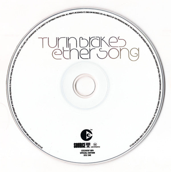 Turin Brakes : Ether Song (CD, Album, Copy Prot. + CD, Enh + S/Edition)