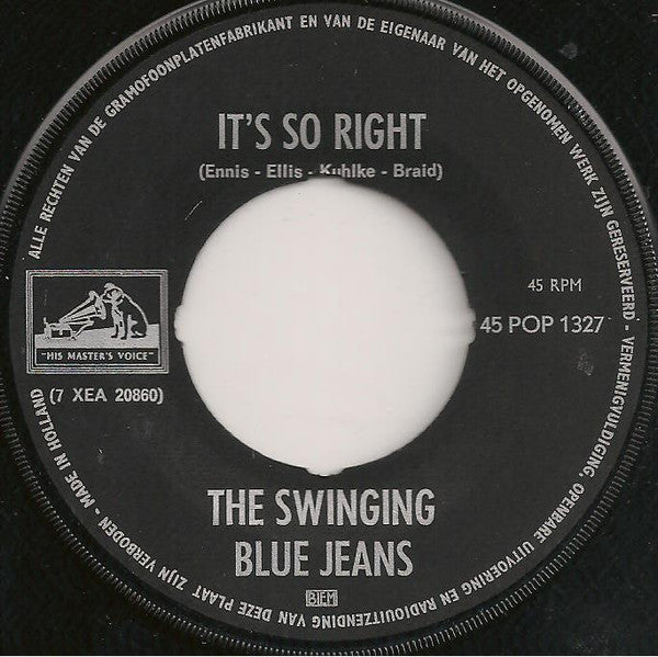 The Swinging Blue Jeans : Promise You'll Tell Her (7", Single)