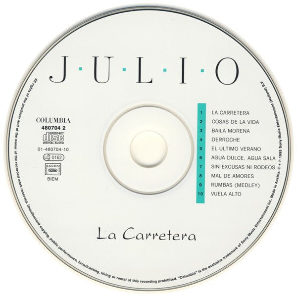 Julio Iglesias : La Carretera (CD, Album)