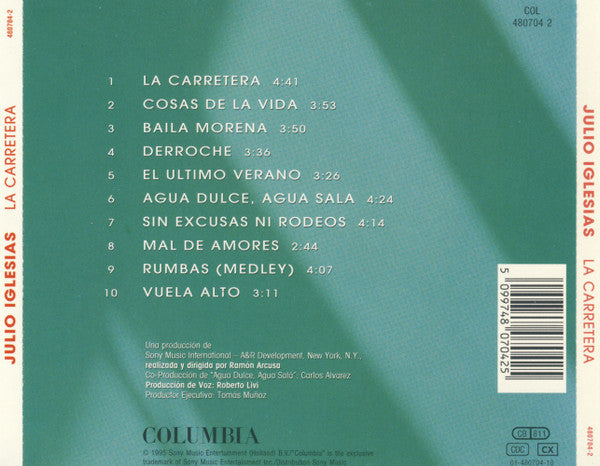 Julio Iglesias : La Carretera (CD, Album)