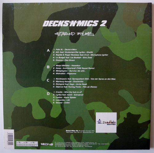 Various : Decks 'N' Mics 2 (Underground Stylez) (2xLP, Comp)