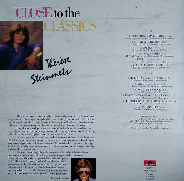Thérèse Steinmetz : Close To The Classics (LP, Album)