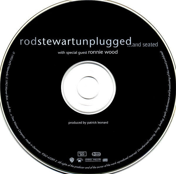 Rod Stewart With Special Guest Ron Wood : Unplugged ...And Seated (CD, Album, RE)