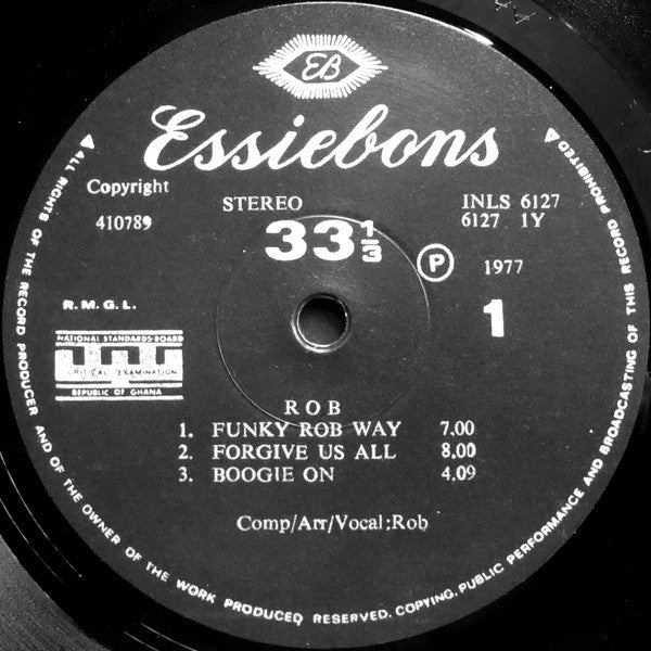 Rob (5) : Funky Rob Way (LP, Album, Ltd, RE, Gat)