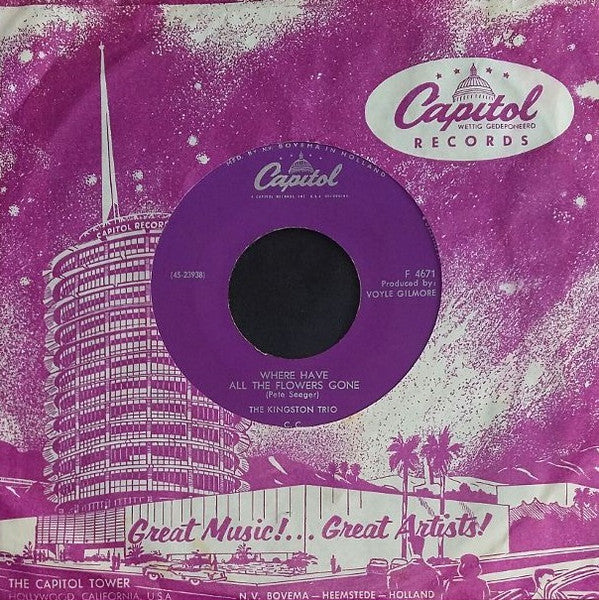 Kingston Trio : Where Have All The Flowers Gone (7", Single)