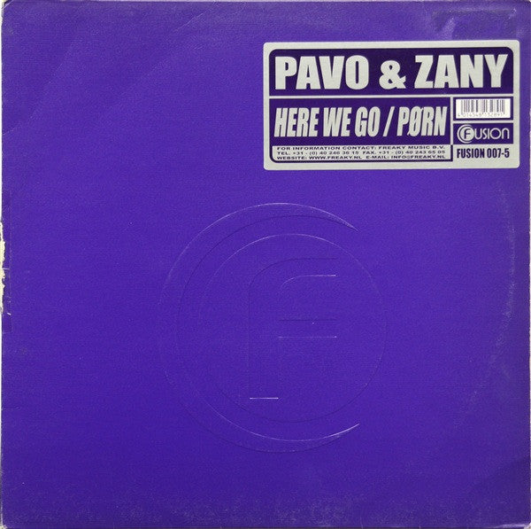 Pavo & Zany : Here We Go / Pørn (12")