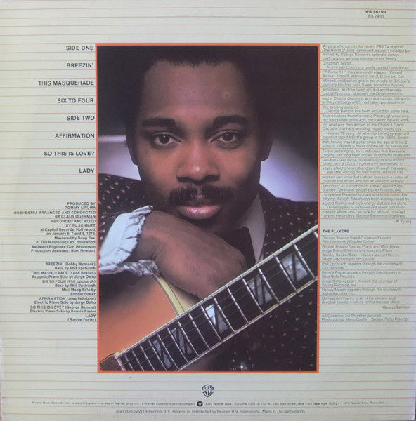 George Benson : Breezin' (LP, Album)