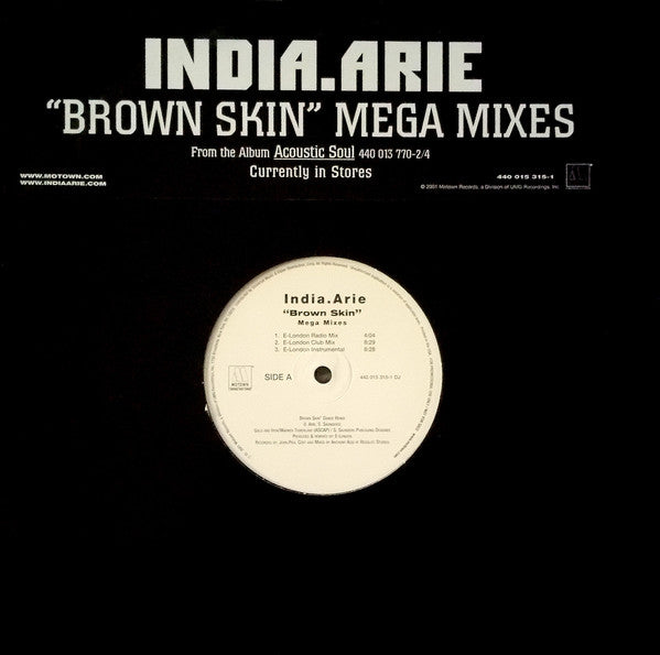 India.Arie : Brown Skin Mega Mixes (12")