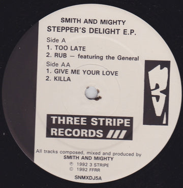 Smith & Mighty : Stepper's Delight E.P. (12", EP, Promo)