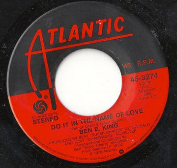 Ben E. King : Do It In The Name Of Love (7", Single, PL )