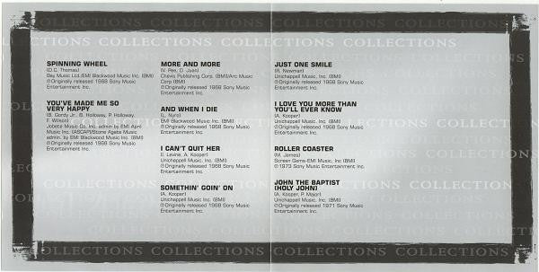 Blood, Sweat And Tears : Collections (CD, Comp)