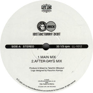 Mick (20) : Instinctuary Beat (12")