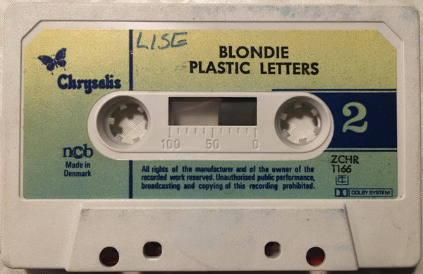Blondie : Plastic Letters (Cass, Album)
