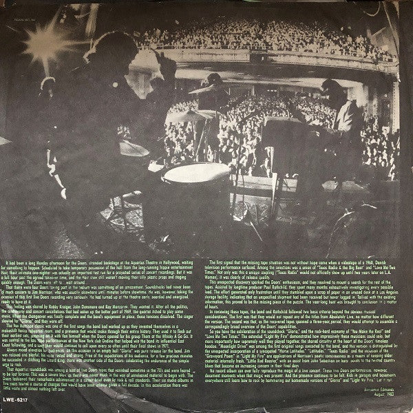 The Doors : Alive, She Cried (LP, Album, Spe)